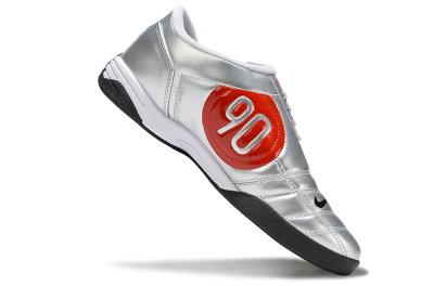 Unisex Nike Total 90 III IC Football Shoes - Silver/Black