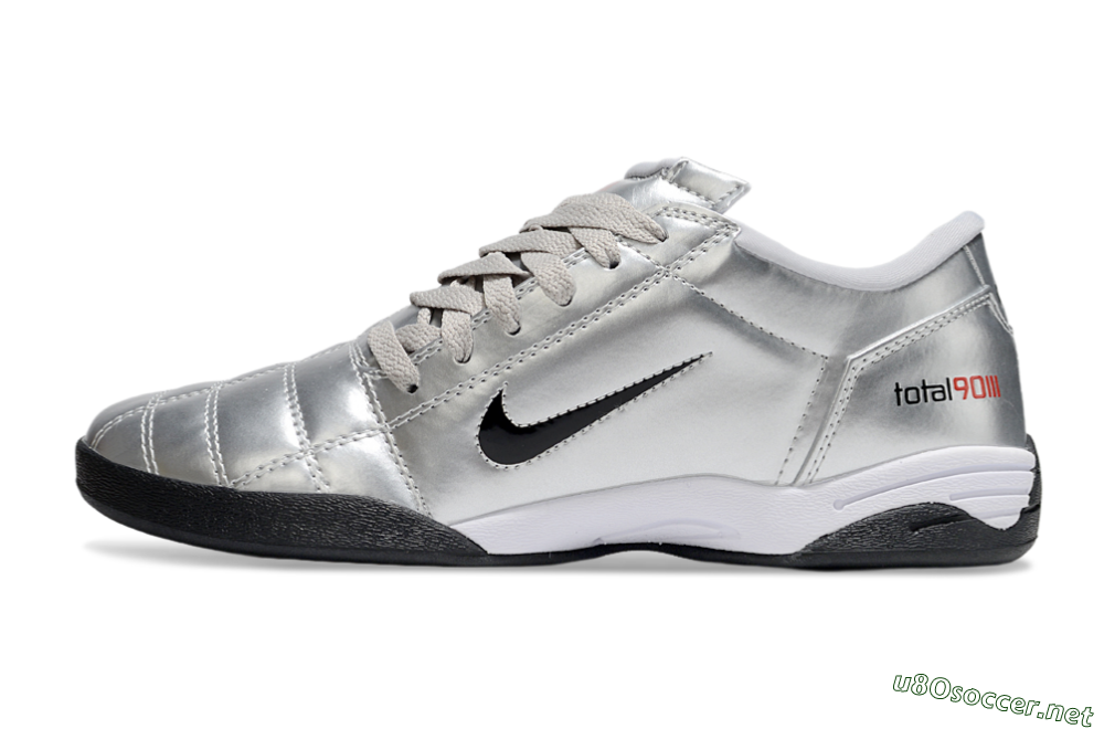 Unisex Nike Total 90 III IC Football Shoes - Silver/Black 0
