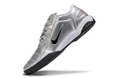 Unisex Nike Total 90 III IC Football Shoes - Silver/Black