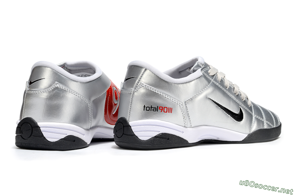 Unisex Nike Total 90 III IC Football Shoes - Silver/Black 6