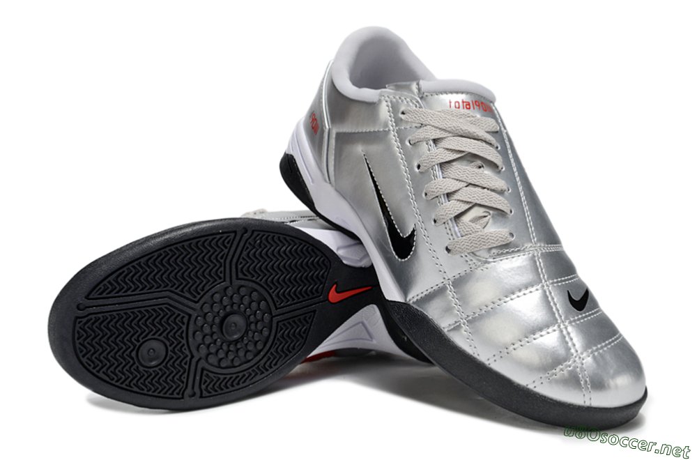 Unisex Nike Total 90 III IC Football Shoes - Silver/Black 3