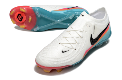 Men's Nike Phantom GX 2 Elite FG Football Boots - White/Red/Jade