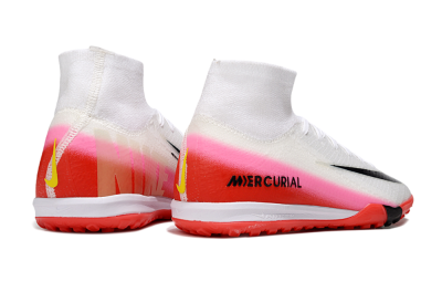 Unisex Nike Air Zoom Mercurial Superfly 10 Elite TF Football Shoes - White/Black/Red