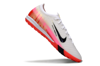 Unisex Nike Air Zoom Mercurial Vapor 16 Elite TF Football Shoes - White/Blue/Pink
