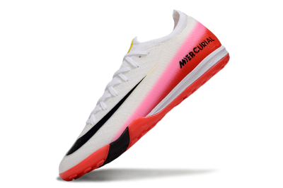 Unisex Nike Air Zoom Mercurial Vapor 16 Elite TF Football Shoes - White/Blue/Pink