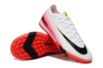 Unisex Nike Air Zoom Mercurial Vapor 16 Elite TF Football Shoes - White/Blue/Pink