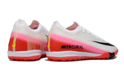 Unisex Nike Air Zoom Mercurial Vapor 16 Elite TF Football Shoes - White/Blue/Pink