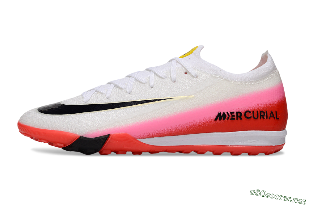 Unisex Nike Air Zoom Mercurial Vapor 16 Elite TF Football Shoes - White/Blue/Pink 0