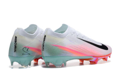 Unisex Nike Air Zoom Mercurial Vapor 16 Elite FG Football Boots - White/Pink/Jade