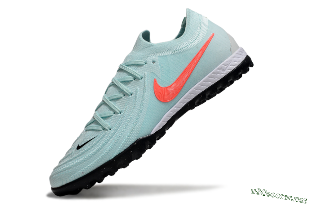 Men's Nike Phantom GX 2 Elite TF Football Shoes - Jade/Red/White 5
