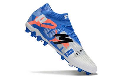 Men's Puma Future 8 Ultimate MG Football Boots - Blue/White/Orange