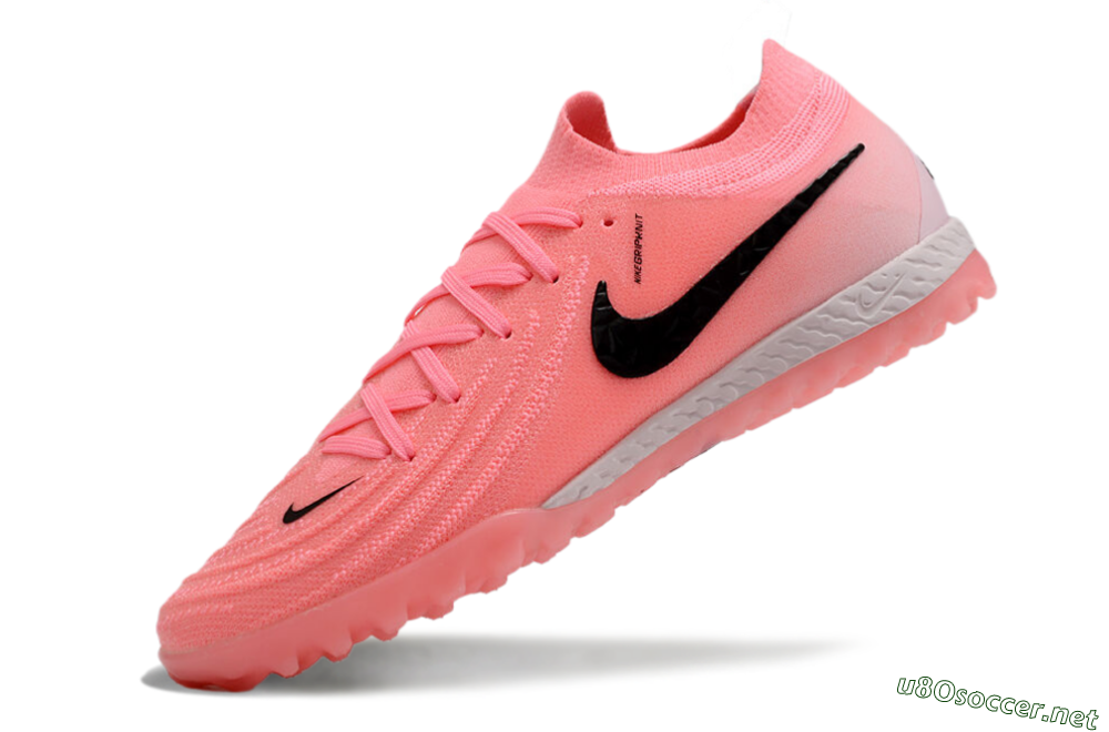 Men's Nike Phantom GX 2 Elite TF Football Shoes - Pink/Black/White 5