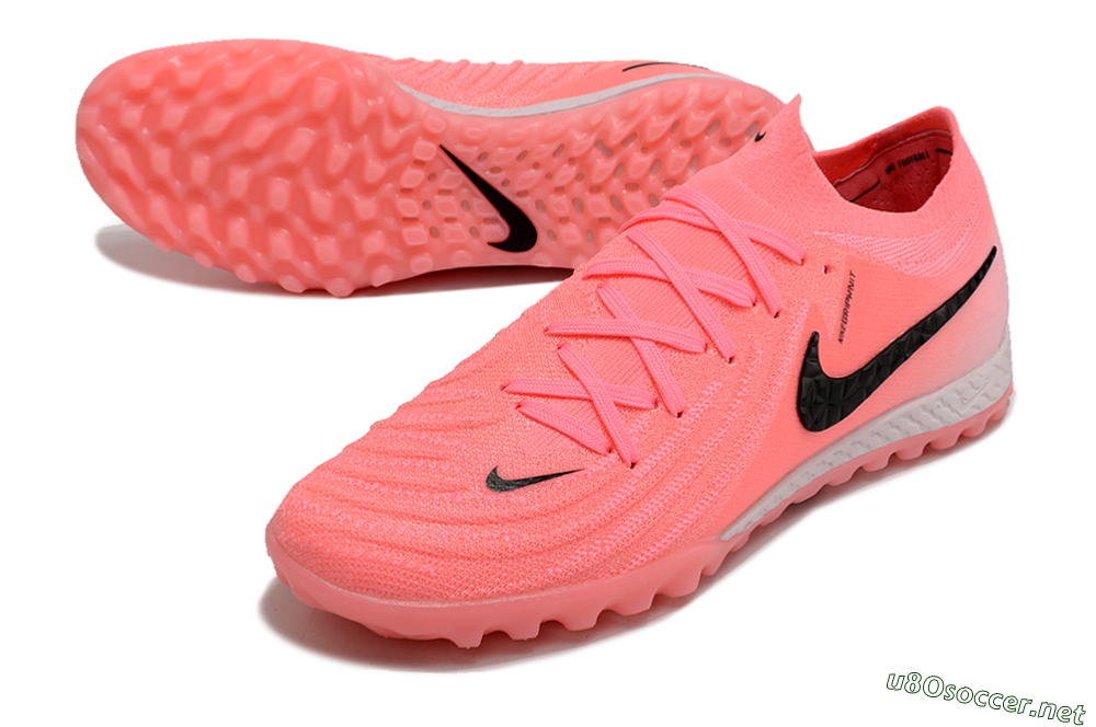 Men's Nike Phantom GX 2 Elite TF Football Shoes - Pink/Black/White 3