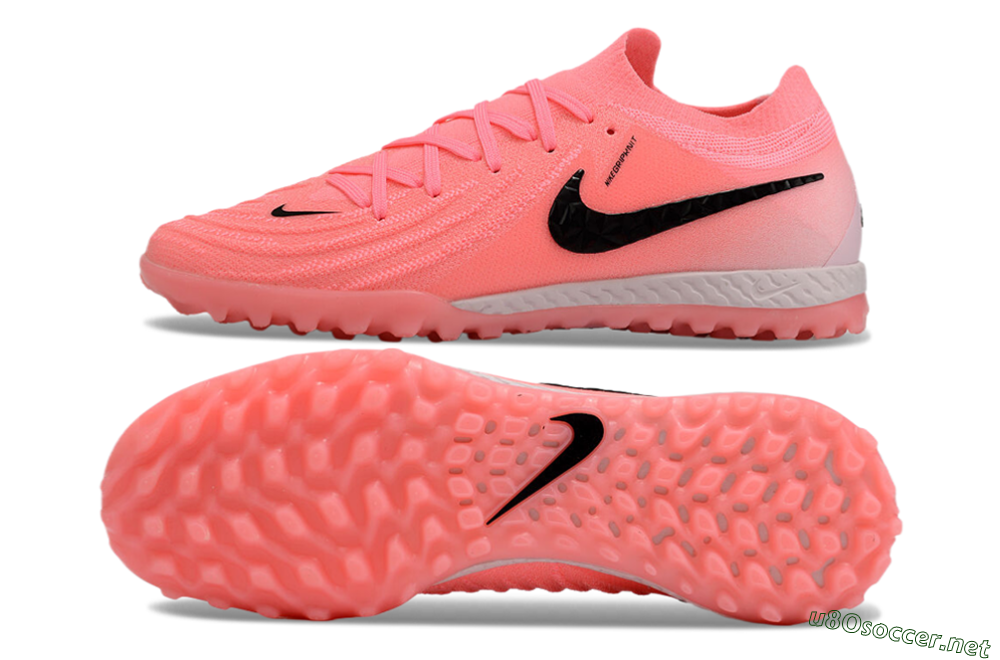Men's Nike Phantom GX 2 Elite TF Football Shoes - Pink/Black/White 1