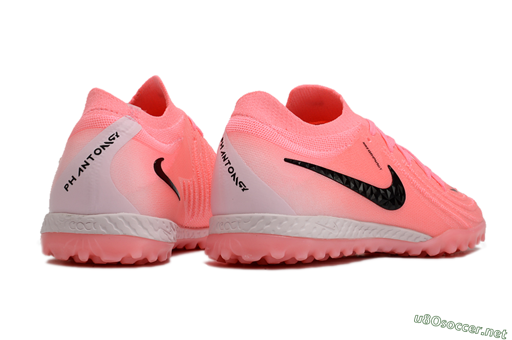 Men's Nike Phantom GX 2 Elite TF Football Shoes - Pink/Black/White 6