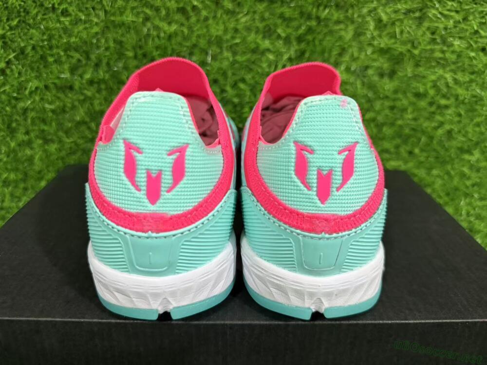 Unisex Adidas F50 Elite Laceless TF Football Shoes - Jade/Pink/White