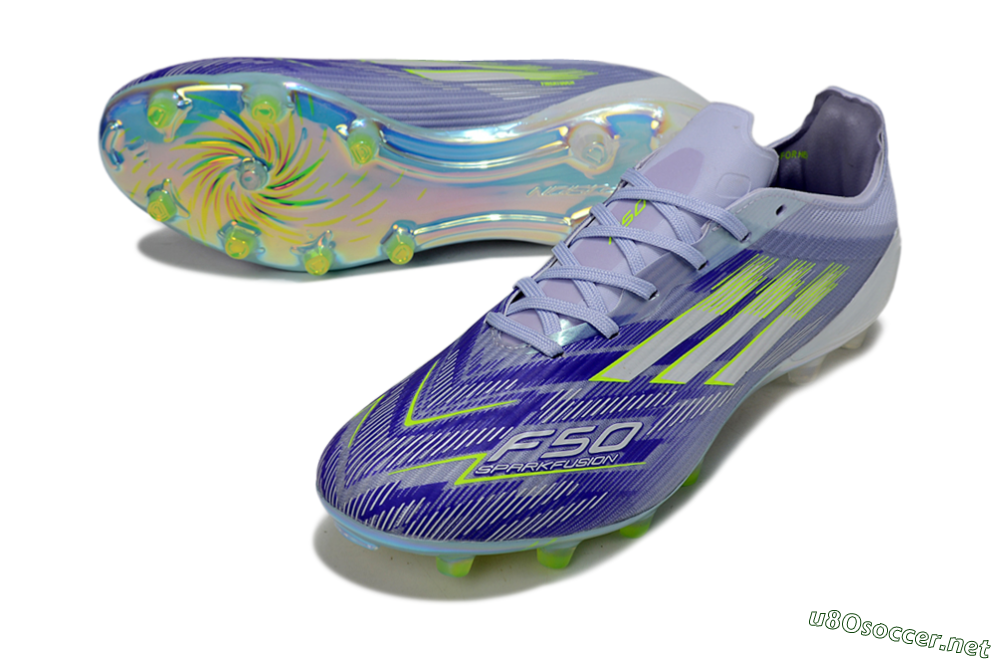 Unisex Adidas F50 Elite FG Football Boots - Blue/Yellow/Silver 3