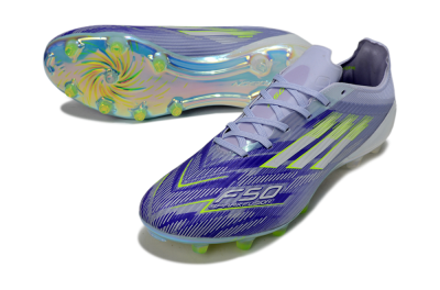 Unisex Adidas F50 Elite FG Football Boots - Blue/Yellow/Silver