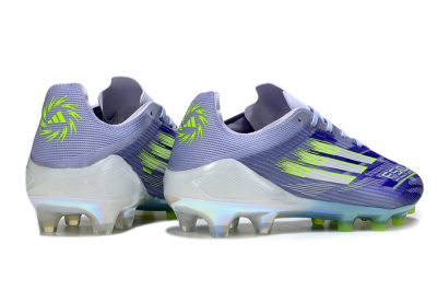 Unisex Adidas F50 Elite FG Football Boots - Blue/Yellow/Silver
