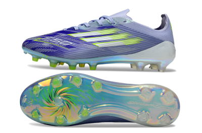Unisex Adidas F50 Elite FG Football Boots - Blue/Yellow/Silver