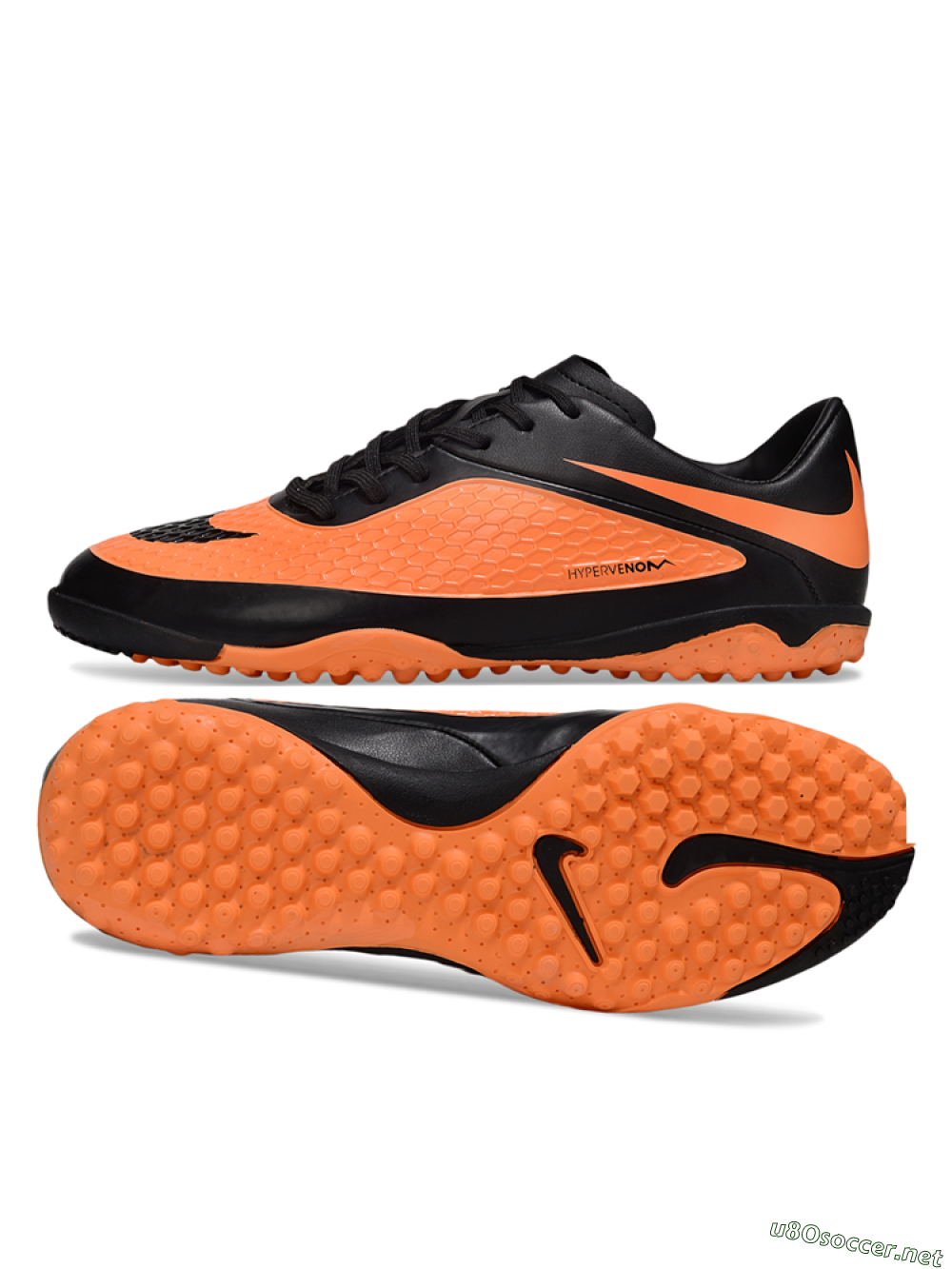 Men's Nike Hypervenom Phantom RGN SE TF Football Shoes - Orange/Black 1