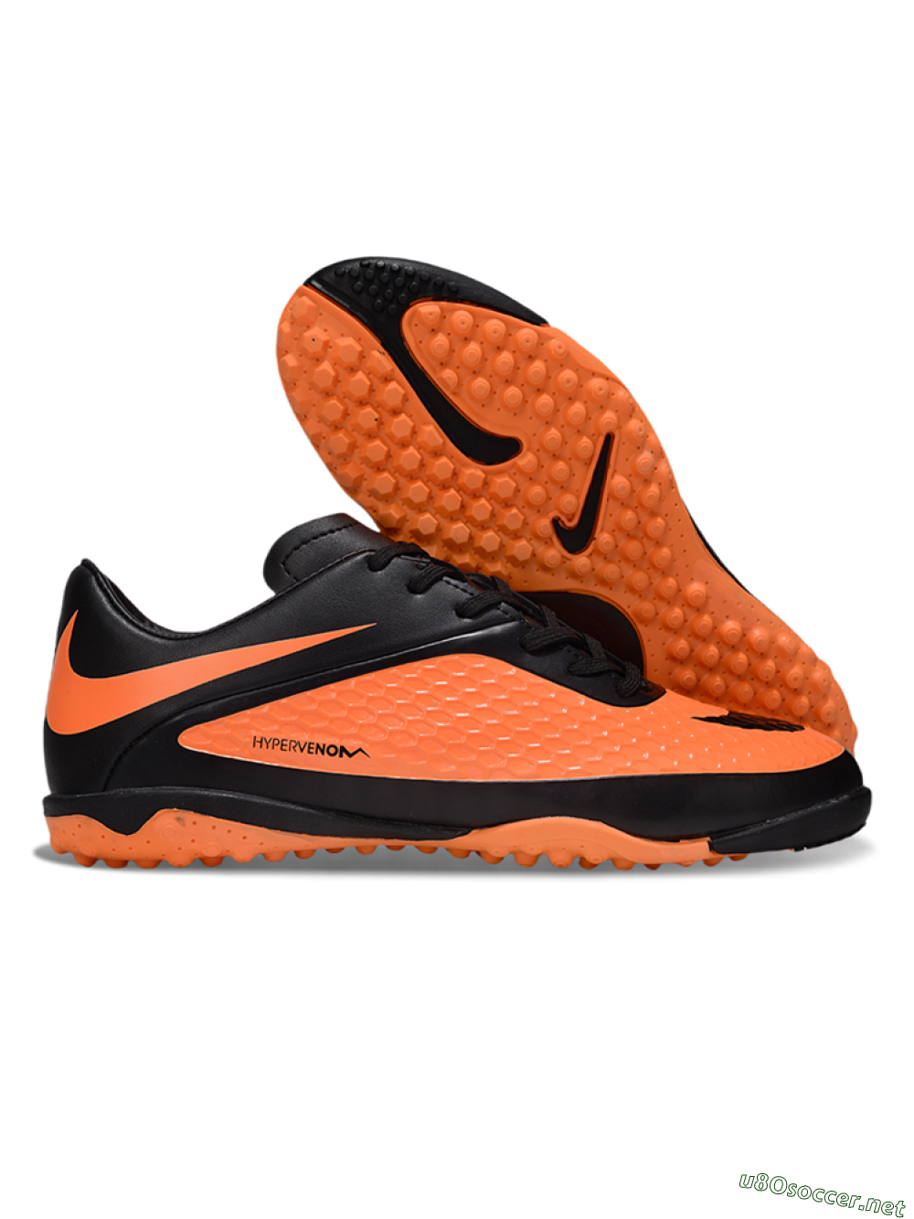 Men's Nike Hypervenom Phantom RGN SE TF Football Shoes - Orange/Black 2