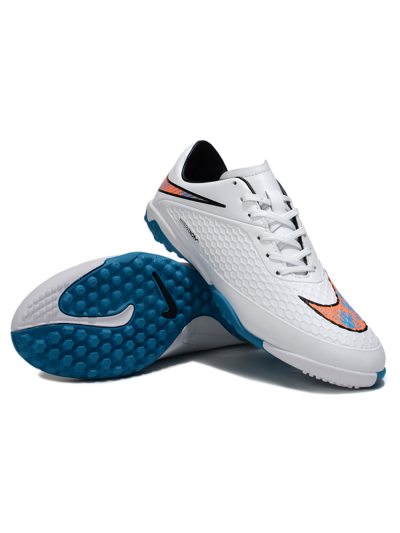 Men's Nike Hypervenom Phantom RGN SE TF Football Shoes - White/Blue/Orange