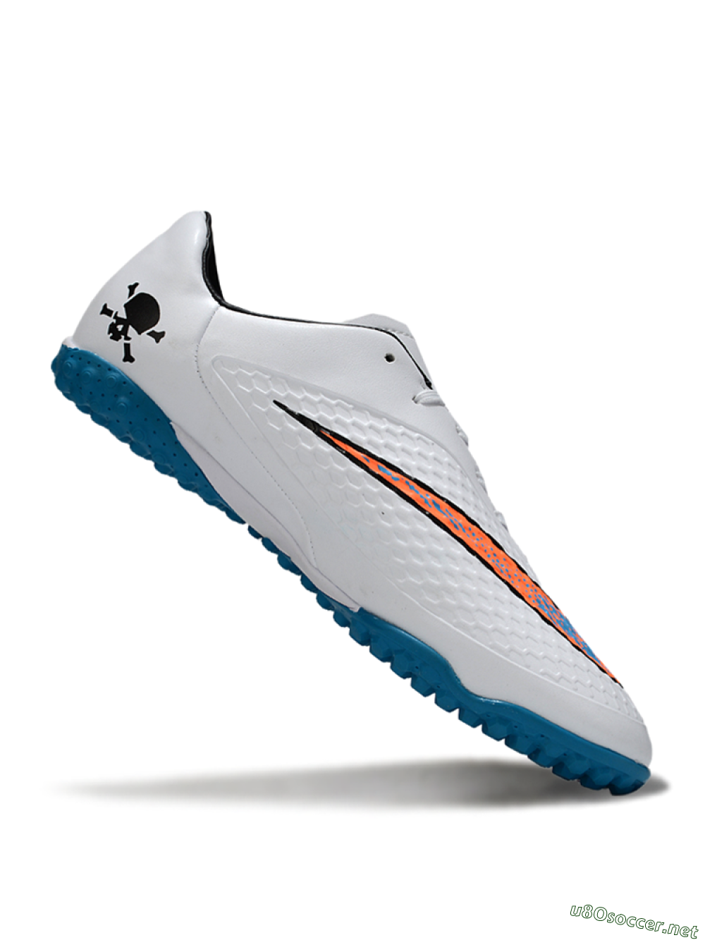 Men's Nike Hypervenom Phantom RGN SE TF Football Shoes - White/Blue/Orange 4