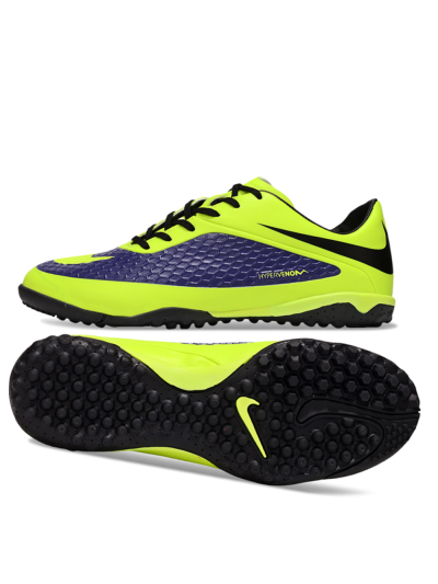 Men's Nike Hypervenom Phantom RGN SE TF Football Shoes - Yellow/Blue/Black