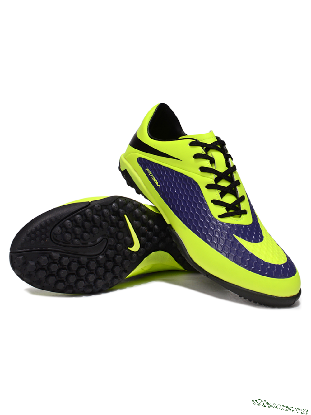 Men's Nike Hypervenom Phantom RGN SE TF Football Shoes - Yellow/Blue/Black 3