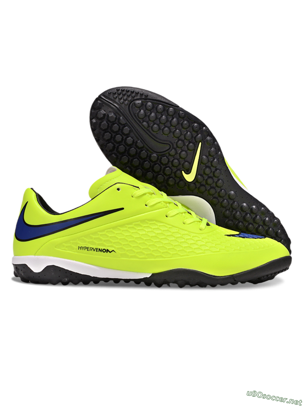 Men's Nike Hypervenom Phantom RGN SE TF Football Shoes - Yellow/Blue/Black 2