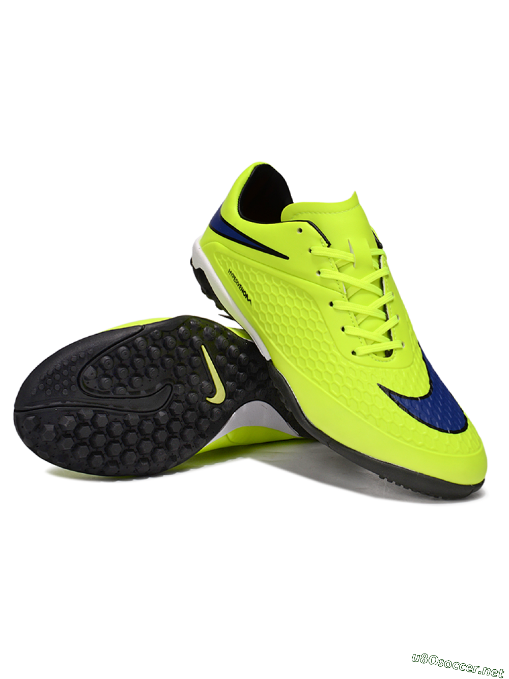 Men's Nike Hypervenom Phantom RGN SE TF Football Shoes - Yellow/Blue/Black 3