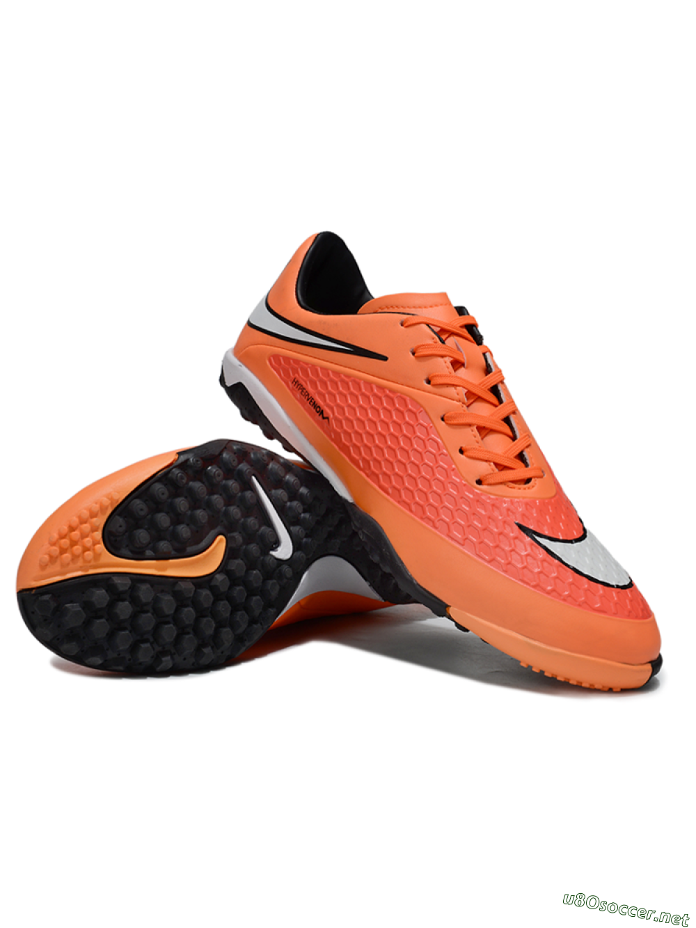 Men's Nike Hypervenom Phantom RGN SE TF Football Shoes - Orange/Red/White 3