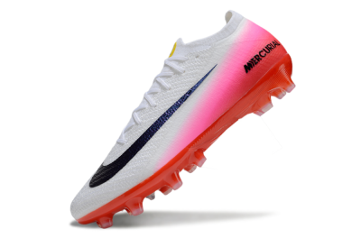 Unisex Nike Air Zoom Mercurial Vapor 16 Elite AG Football Boots - White/Blue/Pink