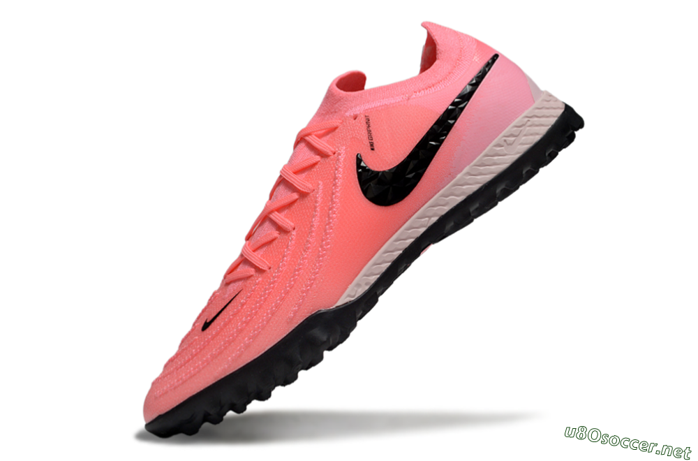 Men's Nike Phantom GX 2 Elite TF Football Shoes - Pink/Black/White 6