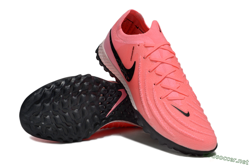 Men's Nike Phantom GX 2 Elite TF Football Shoes - Pink/Black/White 4