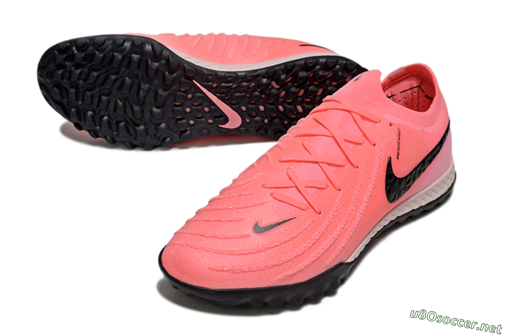 Men's Nike Phantom GX 2 Elite TF Football Shoes - Pink/Black/White 3