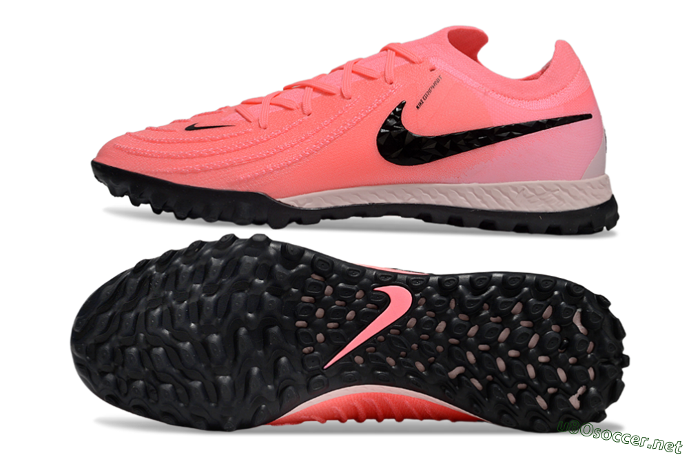 Men's Nike Phantom GX 2 Elite TF Football Shoes - Pink/Black/White 1