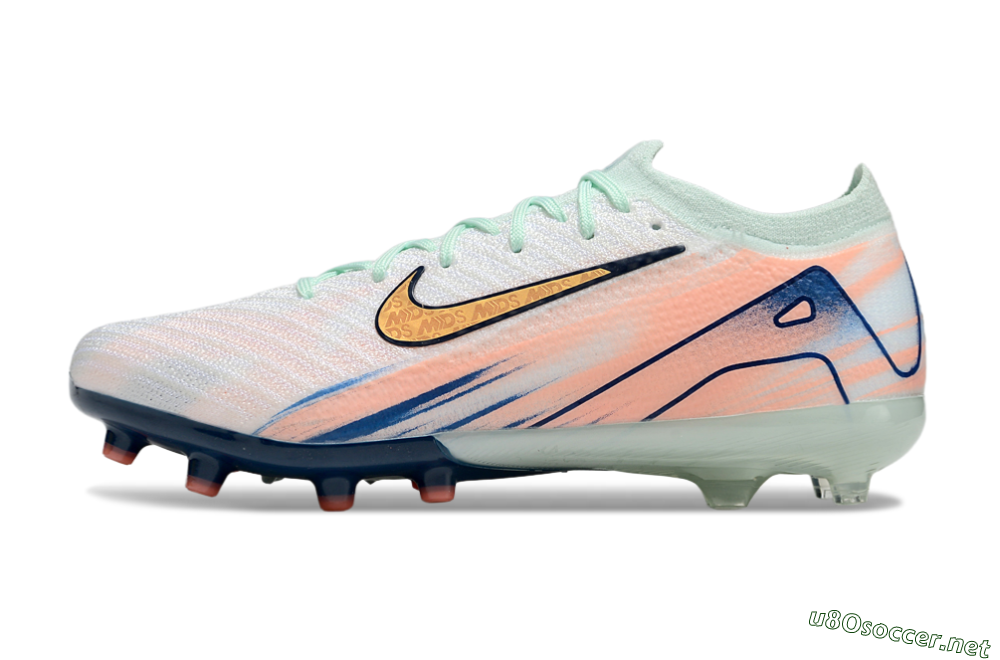Unisex Nike Air Zoom Mercurial Vapor 16 Elite AG Football Boots - Pink/Jade/Yellow 0