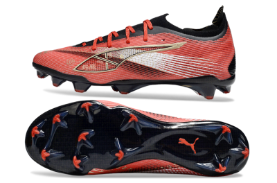 Men's Puma Ultra 5 Ultimate FG Football Boots - Red/Gold/White
