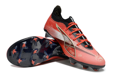 Men's Puma Ultra 5 Ultimate FG Football Boots - Red/Gold/White