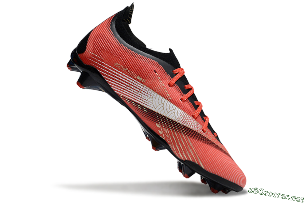 Men's Puma Ultra 5 Ultimate FG Football Boots - Red/Gold/White 4