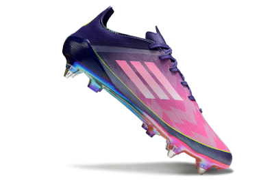 Men's Adidas F50 Elite SG Football Boots - Pink/Purple/Yellow