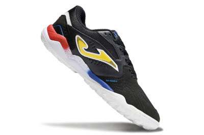 Men's Joma Top Flex TF Football Shoes - Black/Yellow/Blue