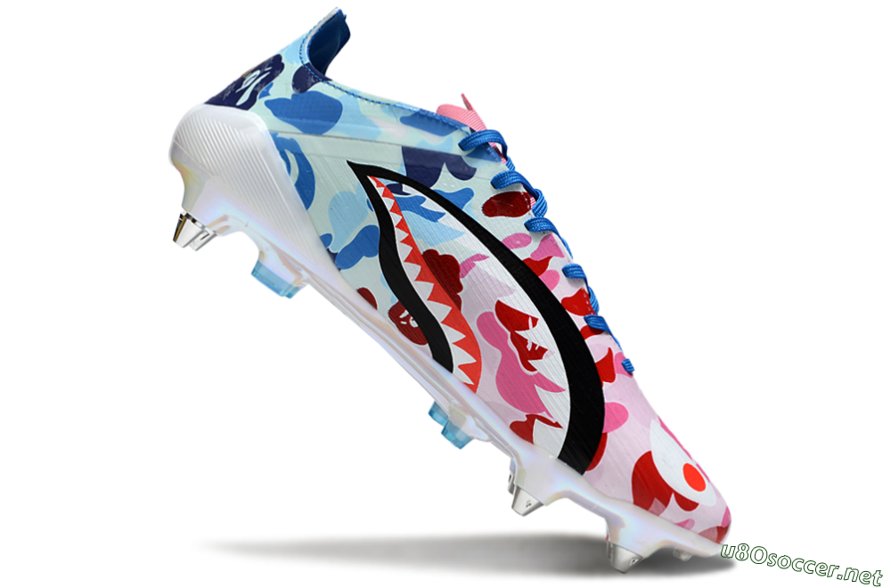 Men's Adidas F50 Elite SG Football Boots - White/Pink/Blue 4