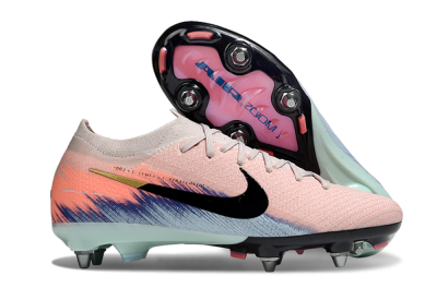 Men's Nike Air Zoom Mercurial Vapor 16 Elite SG Football Boots - Pink/Black/Jade