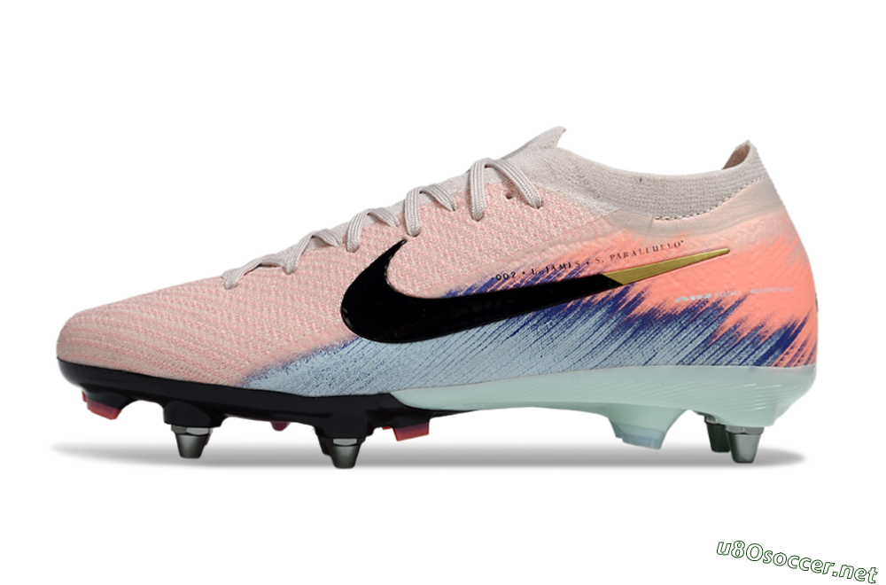 Men's Nike Air Zoom Mercurial Vapor 16 Elite SG Football Boots - Pink/Black/Jade 0