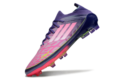 Men's Adidas F50 Elite FG Football Boots - Pink/Purple/Yellow