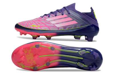 Men's Adidas F50 Elite FG Football Boots - Pink/Purple/Yellow