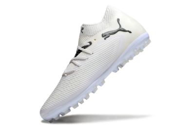 Men's Puma Future 8 Ultimate MG Football Boots - Beige/Black/White